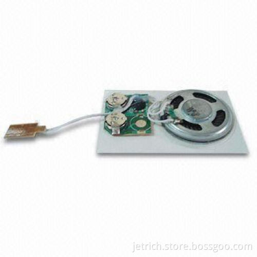 Pre-record Sound Module, Mainly Suitable for Greeting Cards, Packings, and Postcards